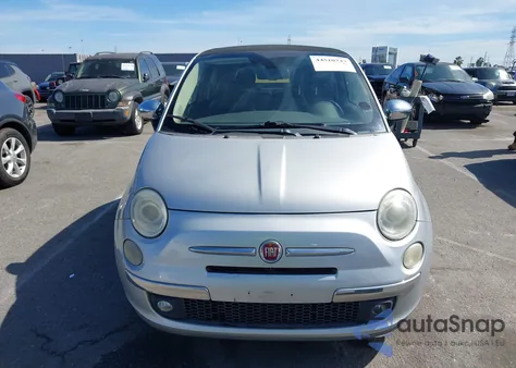 2012 Fiat 500C Lounge z USA, uszkodzony, nr VIN 3C3CFFER3CT201960